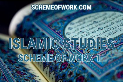Islamic studies scheme of work