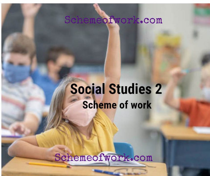 Social Studies Scheme of work 2