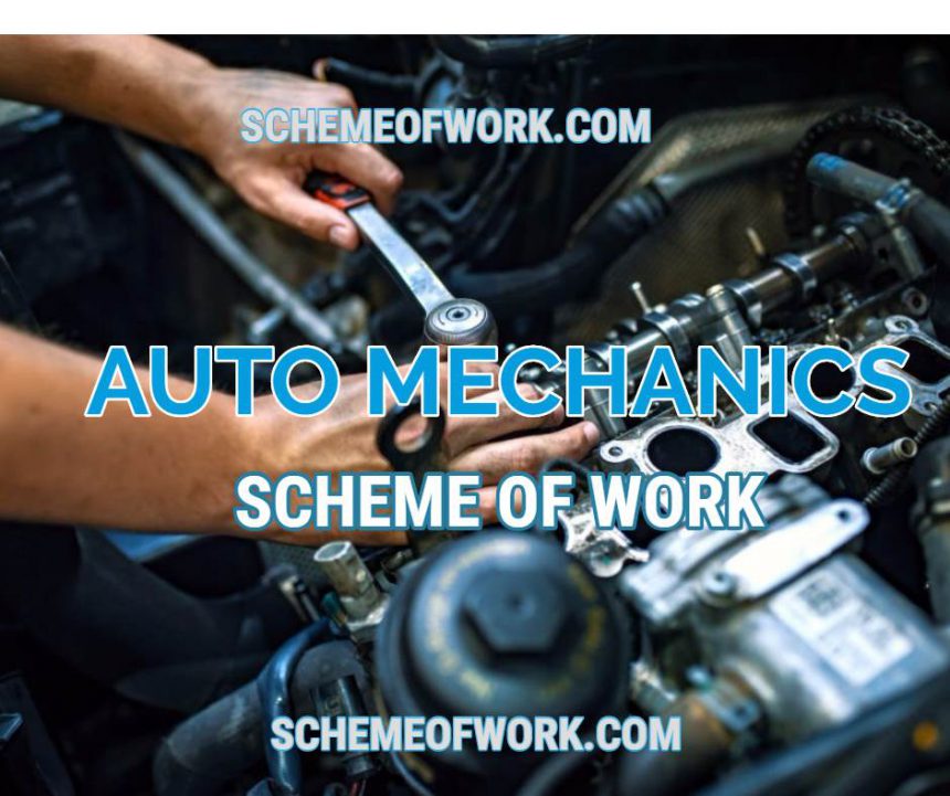 Auto Mechanics Scheme of work