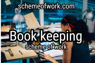 Book keeping scheme of work