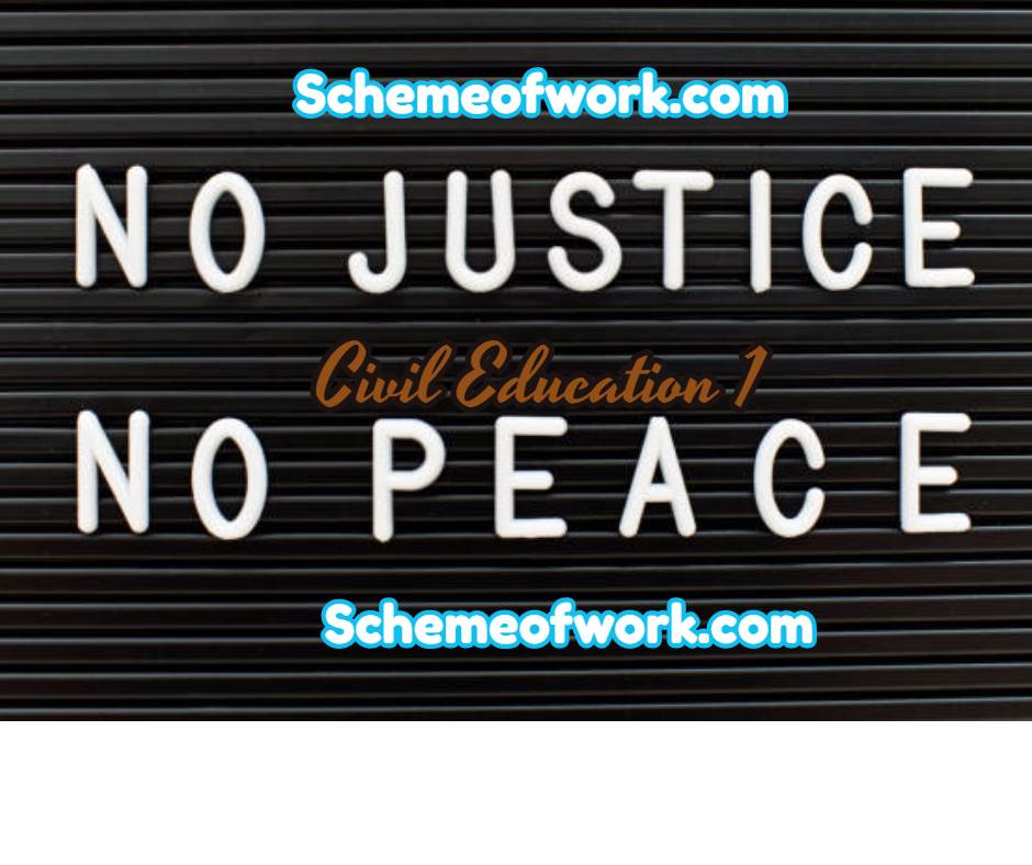 Civic Education scheme of work