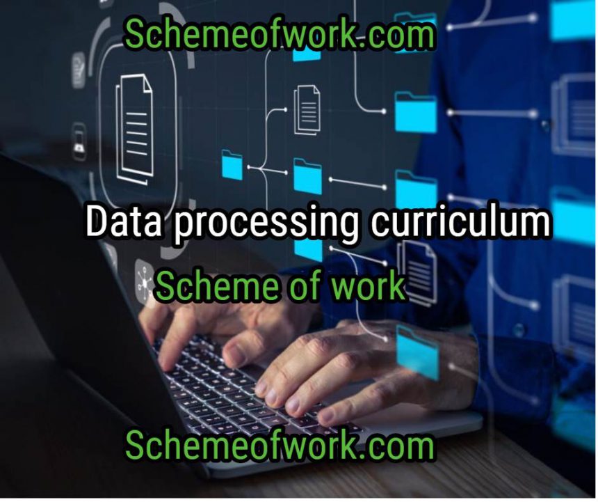 Data Processing Curriculum