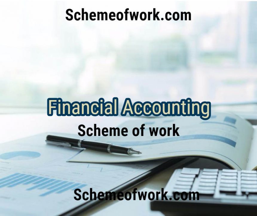 Financial accounting scheme of work