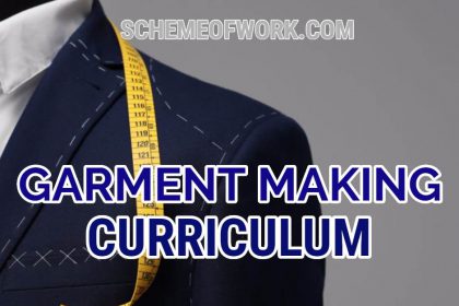 Garment Making Curriculum