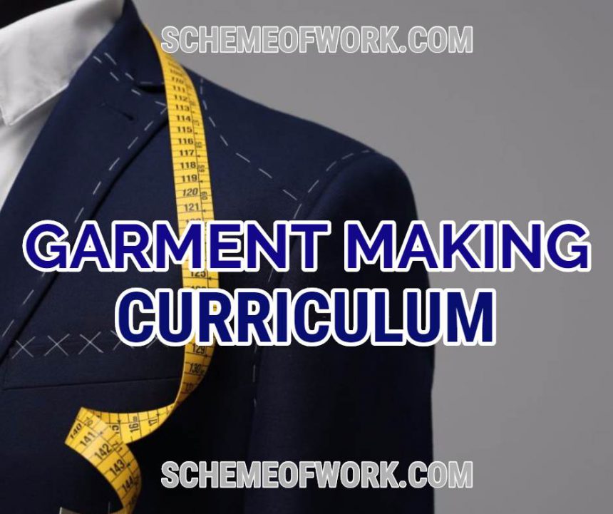 Garment Making Curriculum