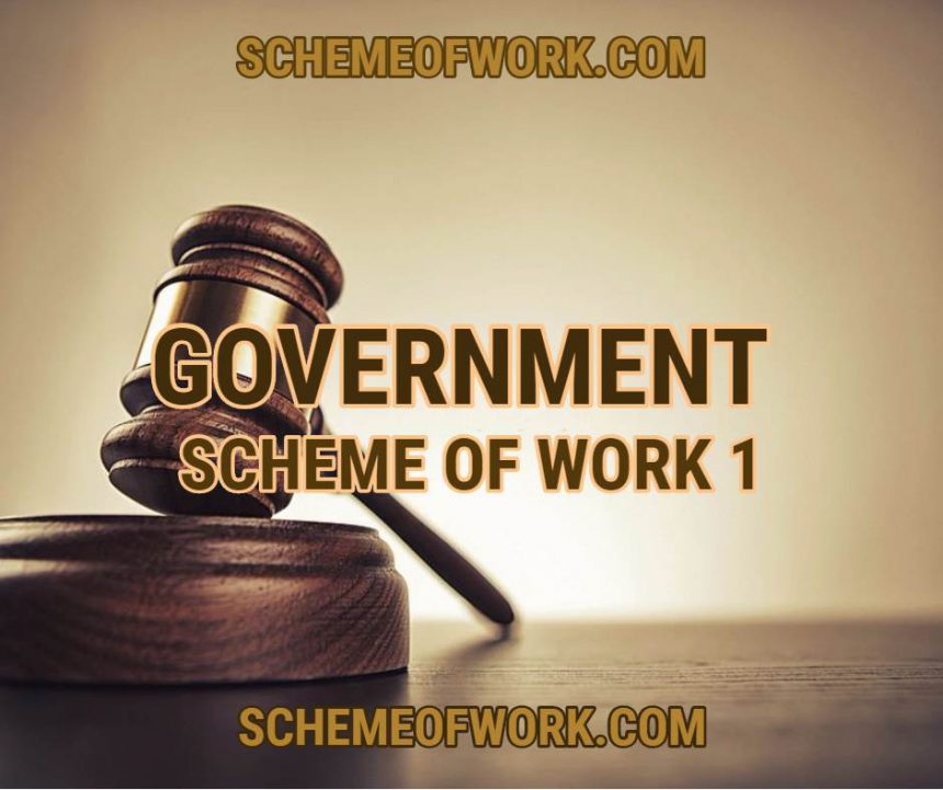 Government Scheme of work