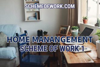Home Management Scheme of Work 1
