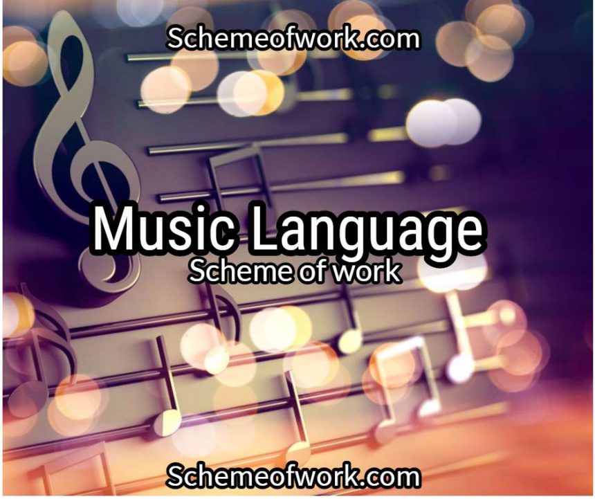 Music Scheme of work 2