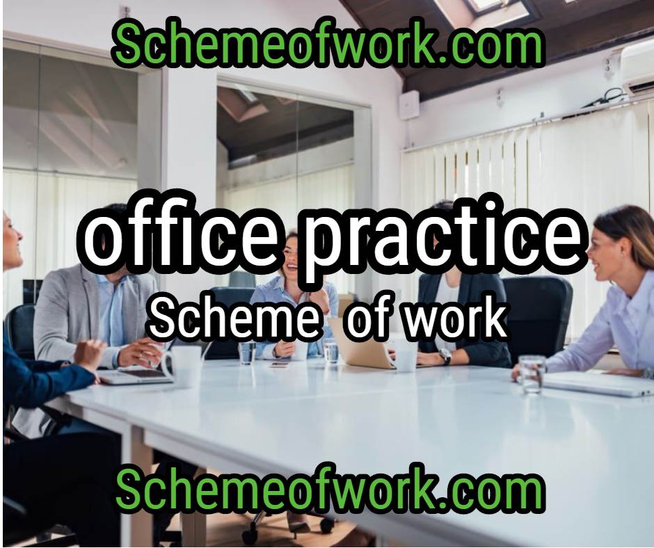 Office Practice Scheme of work