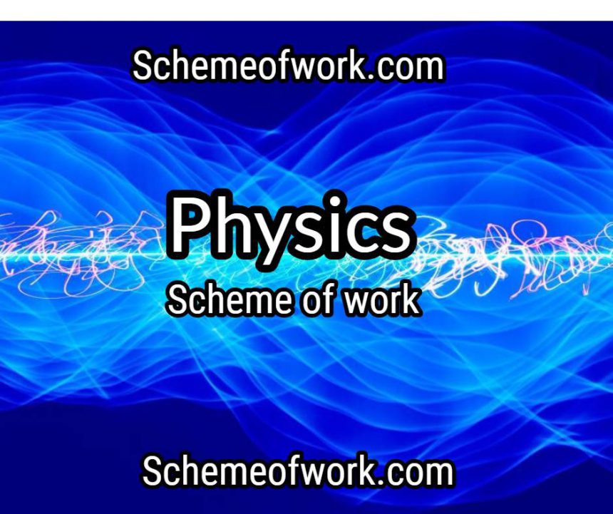 Physics Scheme of work