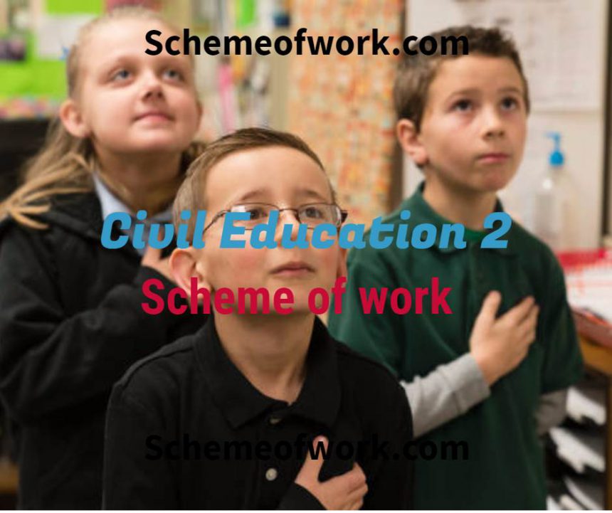 Civil Education scheme of work 2