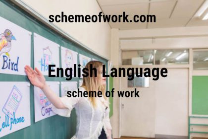 English Scheme of Work 2