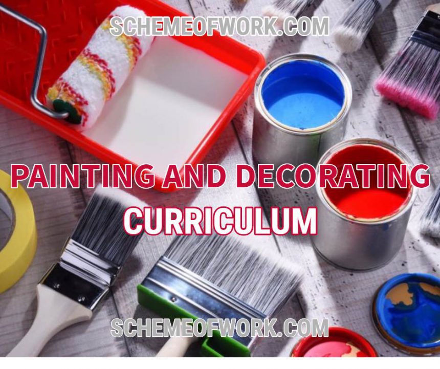 Painting and Decoration Curriculum