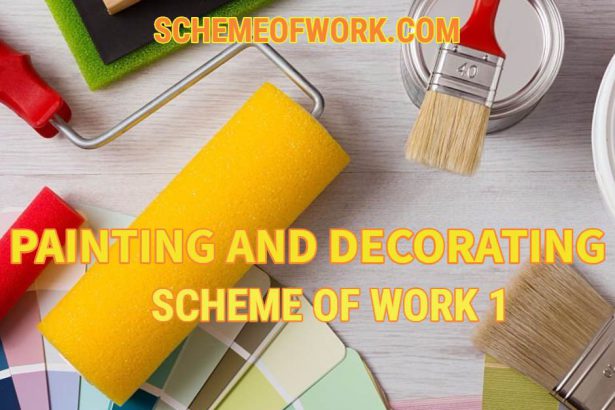 Painting and Decoration scheme of work 1