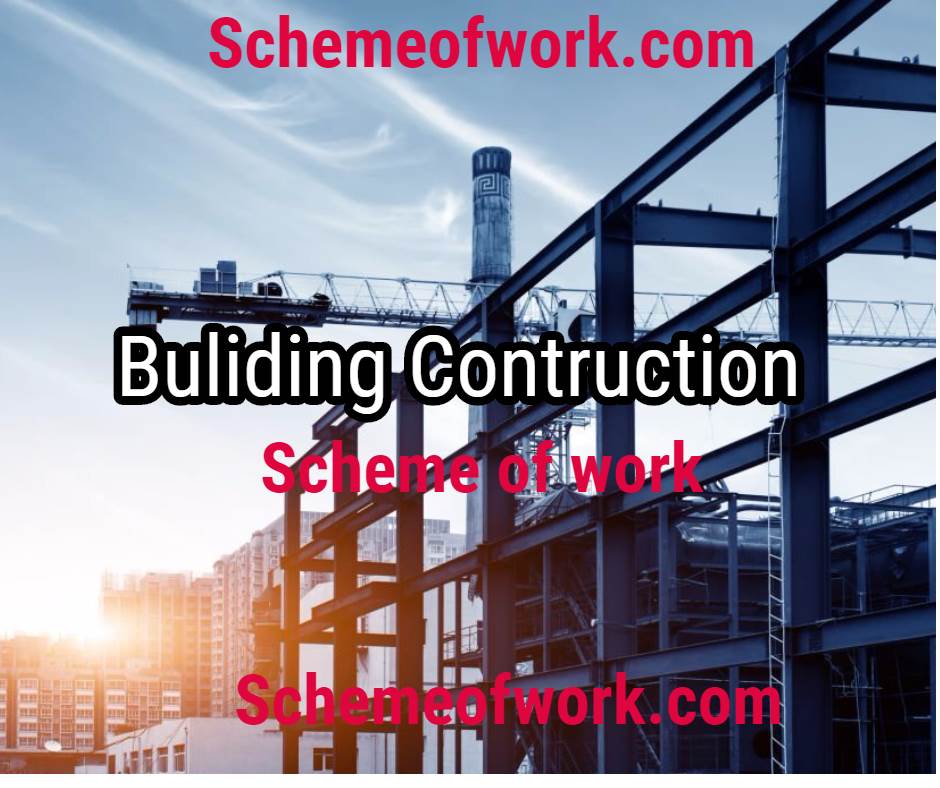 Building Construction Scheme of work 2