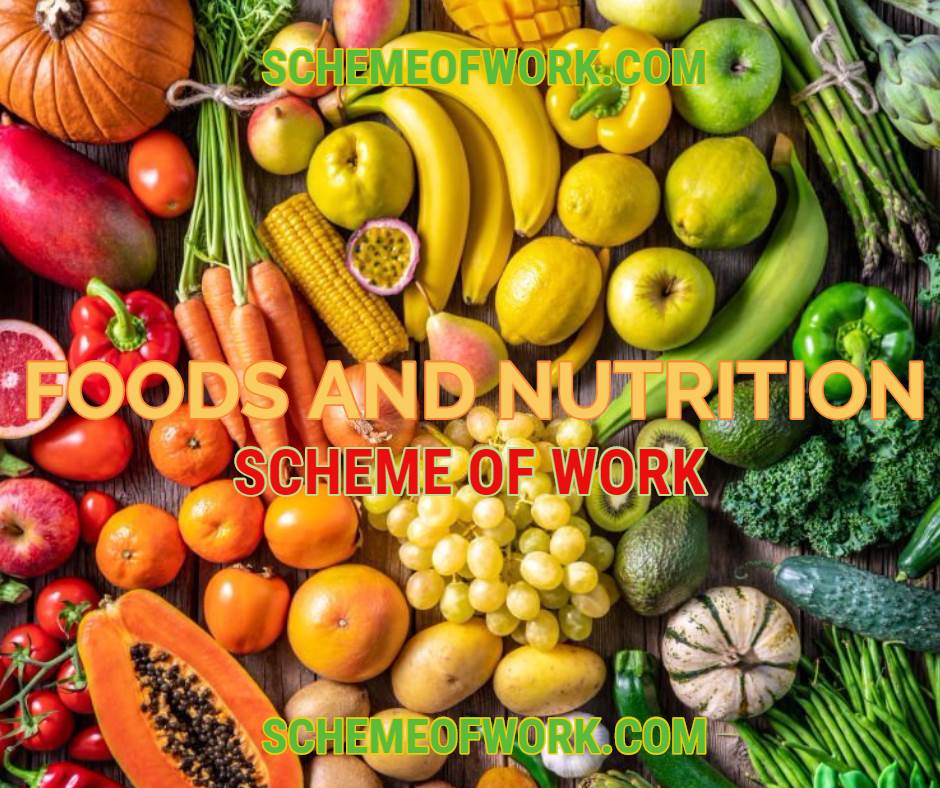 Foods & Nutrition Scheme of work
