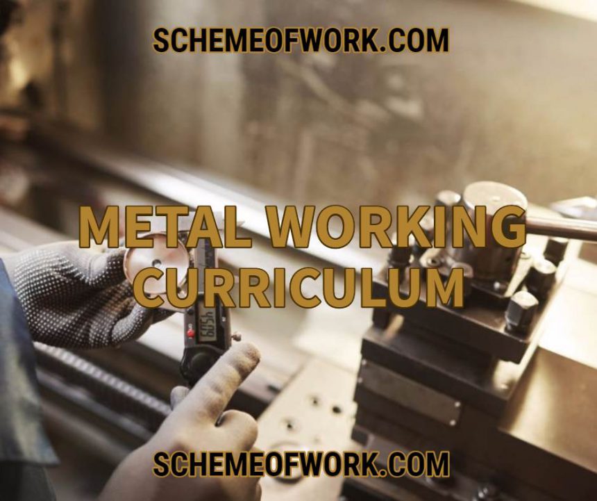 Metal Work Curriculum